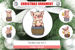 Ornament Pig Beer Day Product Image 1