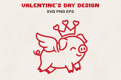 Cute Valentine Animals SVG Bundle, Love Designs SVG PNG Product Image 15