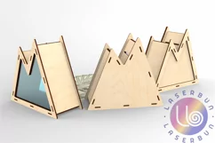 Piggy bank - money box. Laser cut files instant download Product Image 6
