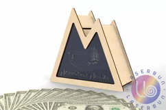 Piggy bank - money box. Laser cut files instant download Product Image 7