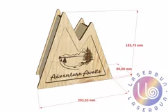 Piggy bank - money box. Laser cut files instant download Product Image 3