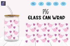 Pig Glass Wrap | Pig Libbey Glass Wrap | Pink Pig Glass Wrap Product Image 1