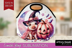Piglet Halloween Lunch Bag Coquette Lunch Bug PNG Product Image 1
