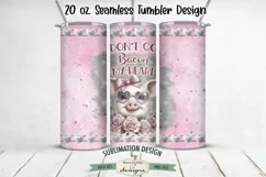 Valentine Pig Funny Bacon | 20 oz Seamless Tumbler Design Product Image 1