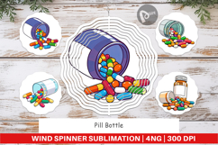 Wind Spinner Pill Bottle Product Image 1