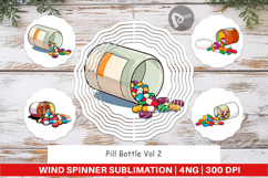 Wind Spinner Pill Bottle Product Image 1