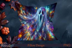 Halloween Pillow | Holographic Design | Ghost Product Image 1
