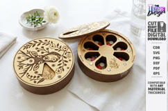 Weekly Pill Box Organizers Laser Cut Bundle | Pillbox Design Product Image 10