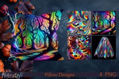 Halloween Pillow | Holographic Design | Halloween Forest Product Image 1