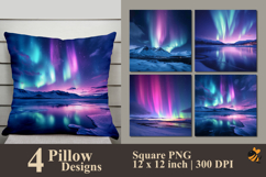 Light Fantasy Pillow Sublimation Design Product Image 1