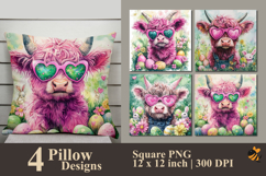 Udderly Cute Pillow Sublimation Design Product Image 1