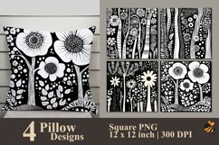 African Pattern Pillow Sublimation Design Product Image 1