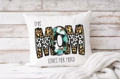 This Mom Loves Her Herd sublimation, Mom png, Mom png Product Image 2