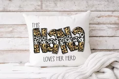 This Nana Loves Her Herd sublimation, Nana png, Grandma png Product Image 2