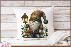 Christmas Gnome png, Happy Holidays gnome sublimation png Product Image 5