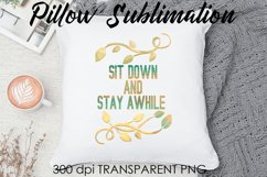 Pillow PNG Design|Printable Furniture Pillow Art Sublimation Product Image 1