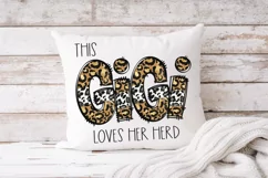 This GiGi Loves Her Herd sublimation, GiGi png, Grandma png Product Image 2