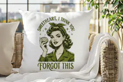 Sarcastic Retro Woman Funny Sublimation Design PNG Product Image 3