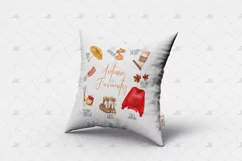 Watercolor Autumn Favorites Sublimation Quote Design Product Image 4