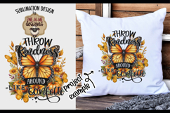 Throw Kindness Confetti Fall Butterfly | Sublimation PNG Product Image 2