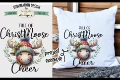Full Of Christ Moose Cheer | PNG Design for Sublimation, DTF Product Image 3