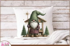 Christmas Gnome png, Joy to the World Shepherd gnome png Product Image 2