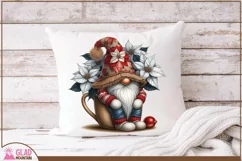 Christmas Gnome png, Christmas Gnome mug sublimation png Product Image 6