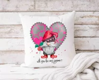 Will you be my Gnomie Valentines Day watercolor sublimation Product Image 4