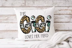 This GiGi Loves Her Herd sublimation, GiGi png, Grandma png Product Image 2