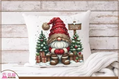Christmas Gnome png, Warmest Wishes Christmas Gnome png Product Image 7