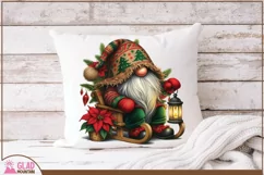 Christmas Gnome png, Holiday Christmas gnome sublimation png Product Image 4
