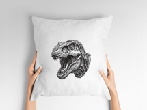 Tyrannosaurus Rex Face Outline Product Image 10