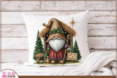 Christmas Gnome png, Joy to the World Shepherd gnome png Product Image 6