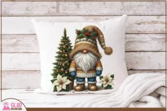 Christmas Gnome sublimation png, Christmas Gnome Clipart Product Image 5
