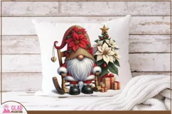 Santa Christmas Gnome png, Christmas Gnome sublimation png Product Image 2