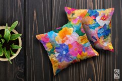 Colorful Abstract Torn Paper Flowers Seamless Patterns Product Image 6