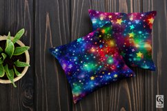 Rainbow Bokeh Stars Seamless Patterns Product Image 5