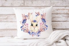Floral bunny, cute floral bunny design, Easter sublimation Product Image 2