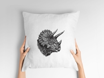 Triceratops Face Outline Product Image 10