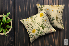 Vintage Daisy Flowers Digital Papers Product Image 4