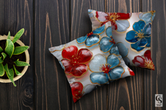 3D American Glass Flowers Seamless Patterns Product Image 3