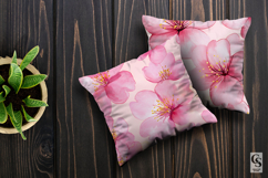 Pink Watercolor Cherry Blossom Patterns Product Image 3