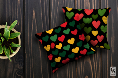 Black History Month Hearts Seamless Patterns Product Image 3