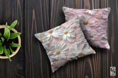 Soft 3D White Daisy Flowers Patterns Product Image 3