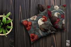 American Floral Eagle Seamless Patterns Product Image 2