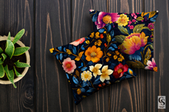 Vibrant Botanical Flowers Seamless Pattern Product Image 3