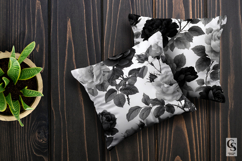 Black and White Roses Digital Paper Product Image 3