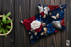 American Floral Butterflies Seamless Patterns Product Image 2