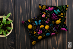 Wildflowers and Butterflies Digital Paper Product Image 3