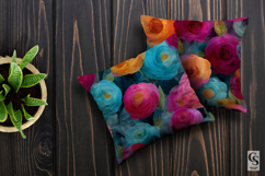 Painted Floral Rosette Seamless Pattern Product Image 3